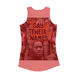 Say their names tank top for women
