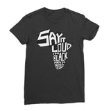 Black and Proud Women’s T-Shirt - Black / Female / S