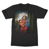 Black Jesus Chest T-Shirt - Black / Unisex / S