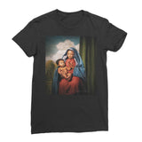 Black Jesus Chest Women’s T-Shirt - Black / Female / S