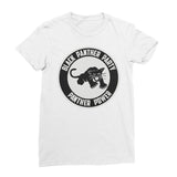 Black Panther Party Logo Women’s T-Shirt - White / Female /