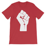 Black Power Fist Kids T-Shirt - Red / 3 to 4 Years