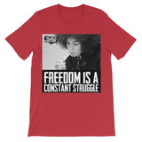 Freedom is a Constant Struggle Kids T-Shirt - Red / 3 to 4