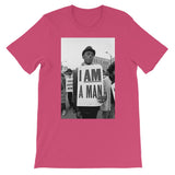 I Am a Man Kids T-Shirt - Hot Pink / 3 to 4 Years