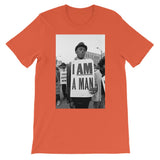 I Am a Man Kids T-Shirt - Orange / 3 to 4 Years