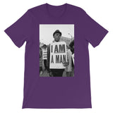 I Am a Man Kids T-Shirt - Purple / 3 to 4 Years