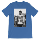 I Am a Man Kids T-Shirt - Royal Blue / 3 to 4 Years