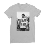 I Am a Man Women’s T-Shirt - Light Grey / Female / S