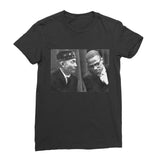 Malcolm X Best Enemies Women’s T-Shirt - Black / Female / S