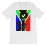 Nelson Mandela South Africa Kids T-Shirt - White / 3 to 4