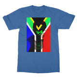 Nelson Mandela South Africa T-Shirt - Royal Blue / Unisex /