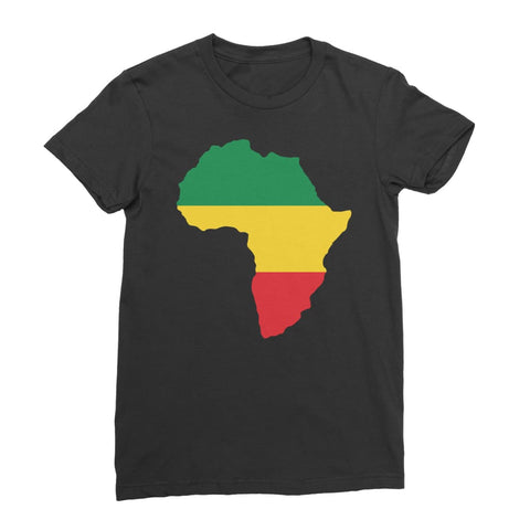 Africa Women’s T-Shirt - Black / Female / S