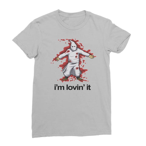 Anti KKK I’m Lovin’ It Women’s T-Shirt - Light Grey / Female