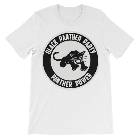 Black Panther Party Logo Women’s T-Shirt - White / 3 to 4 