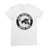 Black Panther Party Logo Women’s T-Shirt - White / Female / 