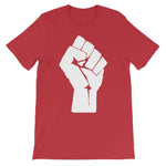 Black Power Fist Kids T-Shirt - Red / 3 to 4 Years