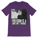 Freedom is a Constant Struggle Kids T-Shirt - Purple / 3 to 