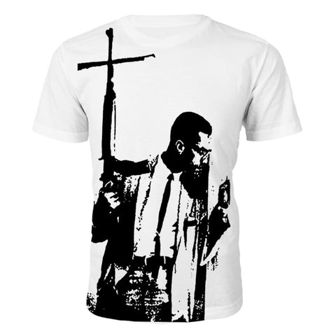 Malcolm X By Any Means T-shirt