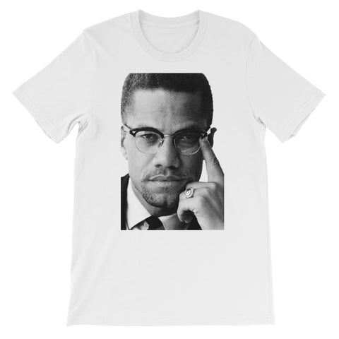 Malcolm X Classic Kids T-Shirt - White / 3 to 4 Years