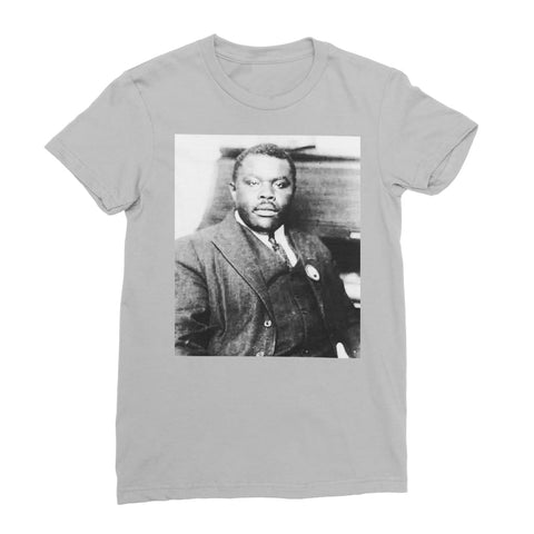 Marcus Garvey Prophet Women’s T-Shirt - Light Grey / Female 