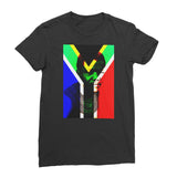 Nelson Mandela South Africa Women’s T-Shirt - Black / Female