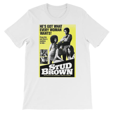 Stud Brown Kids T-Shirt - White / 3 to 4 Years